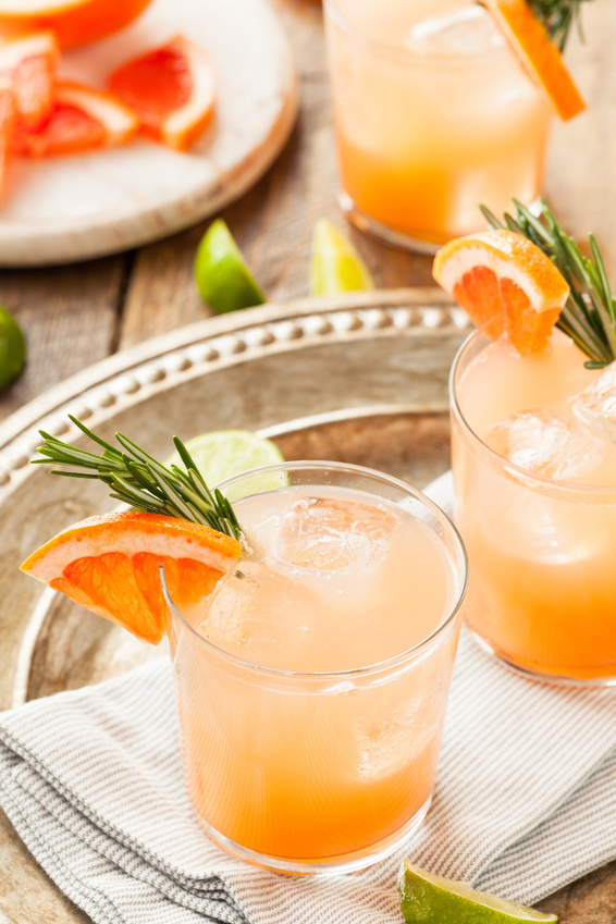 Refreshing Grapefruit and Tequila Palomas
